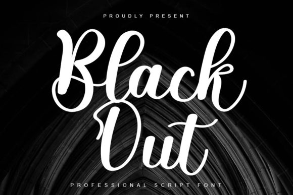 Black out Font - Featured Image