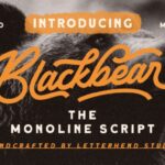 Blackbear Font - Featured Image