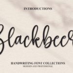 Blackbeer Font - Featured Image