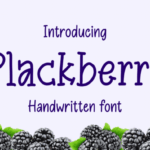 Blackberry Font - Featured Image