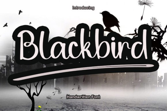 Blackbird Font - Featured Image
