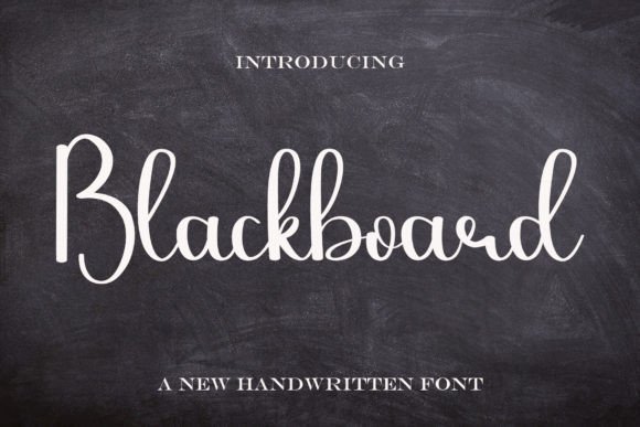 Blackboard Font - Featured Image