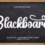 Blackboard Font - Featured Image
