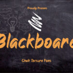 Blackboard Font - Featured Image