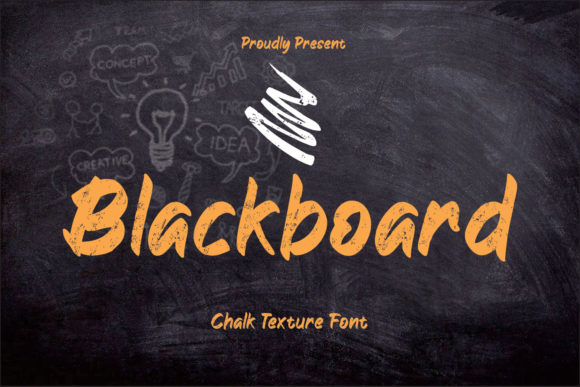 Blackboard Font - Featured Image