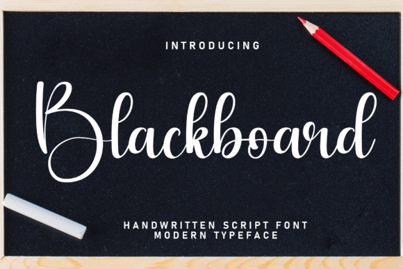 Blackboard Font - Featured Image