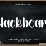 Blackboard Font - Featured Image