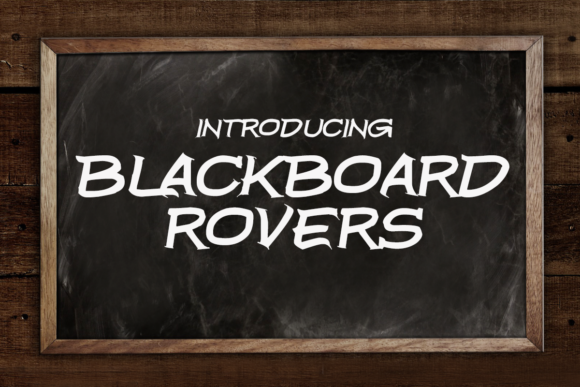 Blackboard Rovers Font - Featured Image
