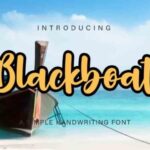 Blackboat Font - Featured Image