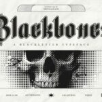 Blackbones Font - Featured Image