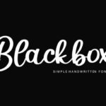 Blackbox Font - Featured Image