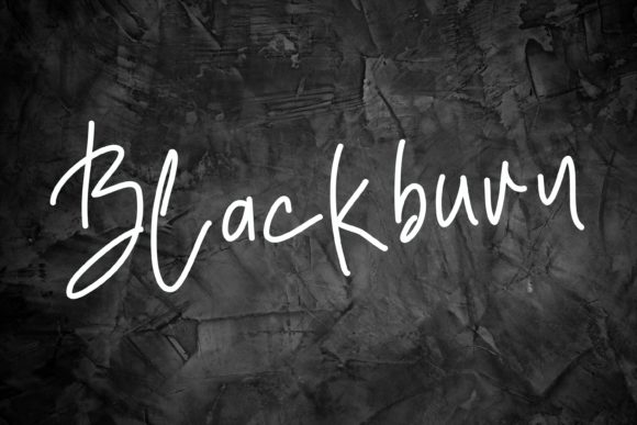 Blackburn Font - Featured Image