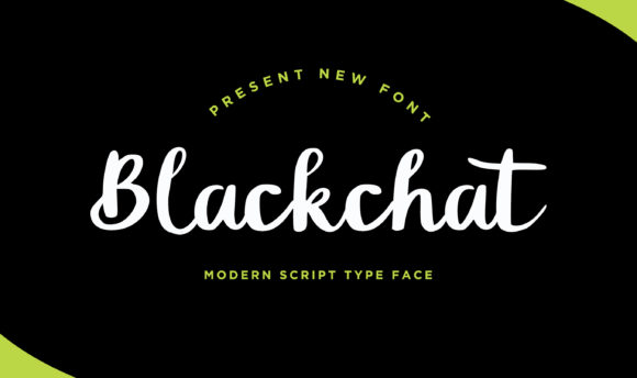 Blackchat Font - Featured Image