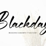 Blackday Font - Featured Image