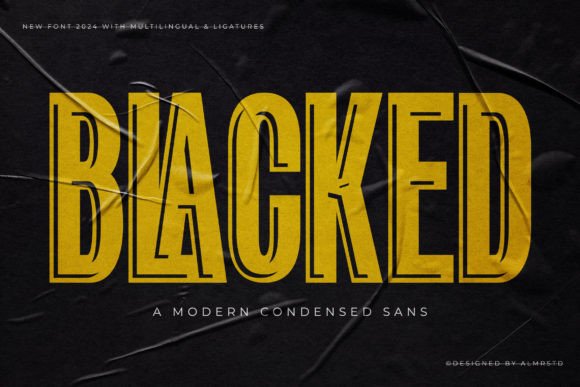 Blacked Font - Featured Image