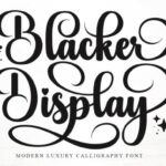 Blacker Display Font - Featured Image