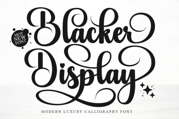 Blacker Display Font - Featured Image