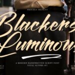 Blackers Luminous Font - Featured Image