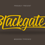 Blackgate Font - Featured Image