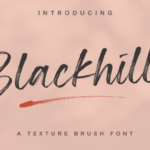 Blackhills Font - Featured Image