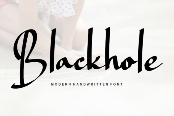 Blackhole Font - Featured Image