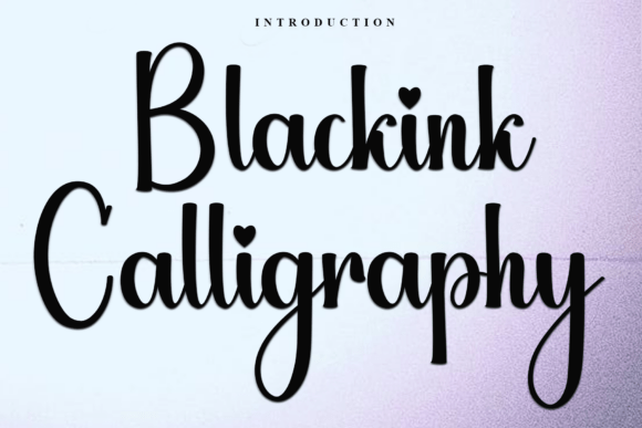 Blackink Calligraphy Font - Featured Image