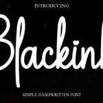 Blackink Font - Featured Image