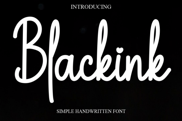 Blackink Font - Featured Image