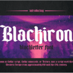 Blackiron Font - Featured Image