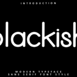 Blackish Font - Featured Image