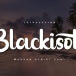 Blackisot Font - Featured Image