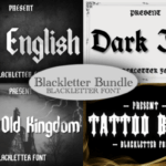 Blackletter Bundle Font - Featured Image