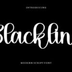 Blackline Font - Featured Image