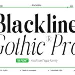 Blackline Gothic Font - Featured Image