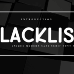 Blacklist Font - Featured Image