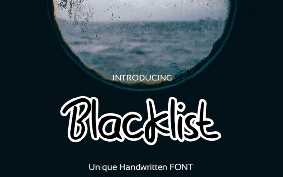 Blacklist Font - Featured Image
