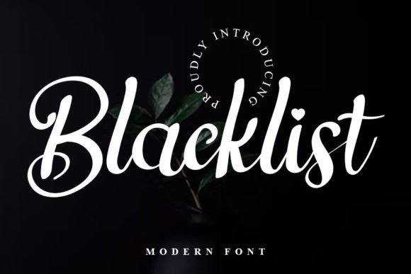 Blacklist Font - Featured Image