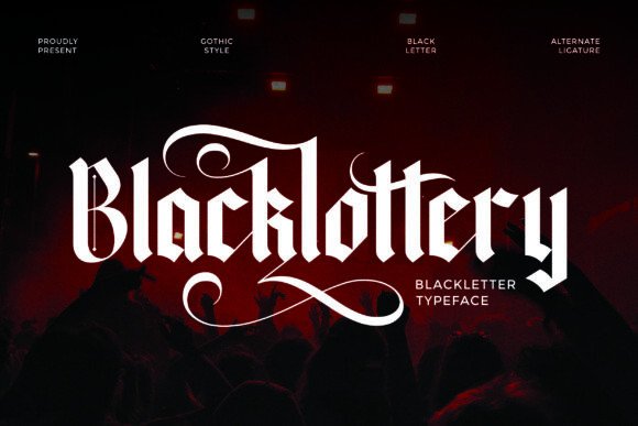 Blacklottery Font - Featured Image
