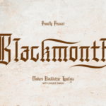 Blackmonth Font - Featured Image