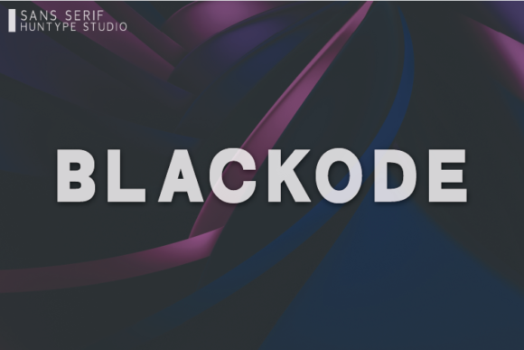 Blackode Font - Featured Image