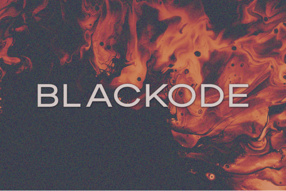 Blackode Font - Featured Image