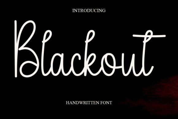 Blackout Font - Featured Image