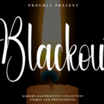 Blackout Font - Featured Image