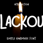 Blackout Font - Featured Image