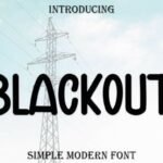Blackout Font - Featured Image