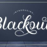 Blackout Font - Featured Image