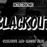 Blackout Font - Featured Image