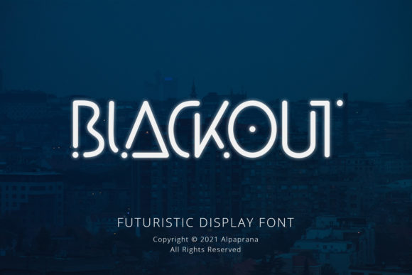 Blackout Font - Featured Image
