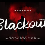 Blackout Font - Featured Image