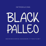 Blackpalleo Font - Featured Image